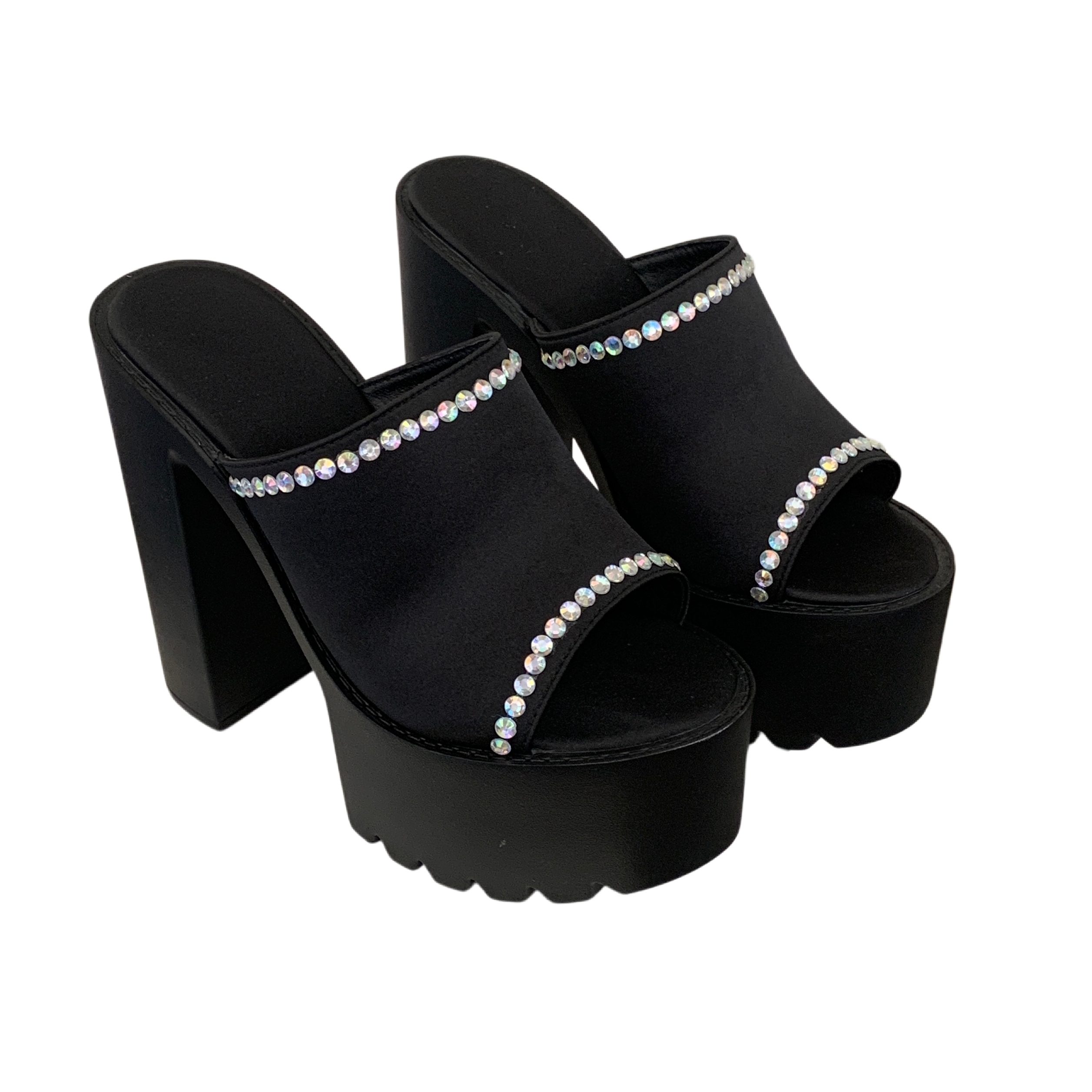 Women's 14cm High Heel Platform Slippers with Open Toe, Summer Outdoor Sandals, Sizes 34-40 - Image 5